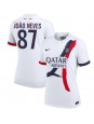 Paris Saint-Germain Joao Neves #87 Zenski Gostujuci Dres 2024-25 Kratak Rukavima